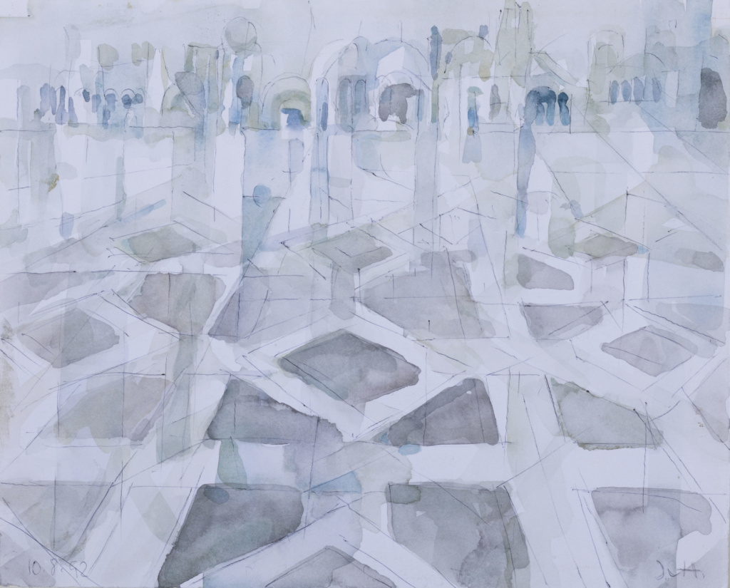 10. 8. 1992 - Aquarell - 26 x 21 cm - Ritterhude