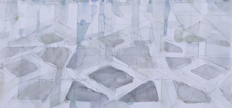 10. 8. 1992 - Aquarell - 26 x 21 cm - Ritterhude