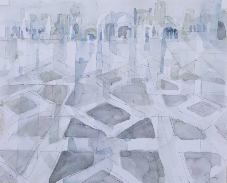 10. 8. 1992 - Aquarell - 26 x 21 cm - Ritterhude