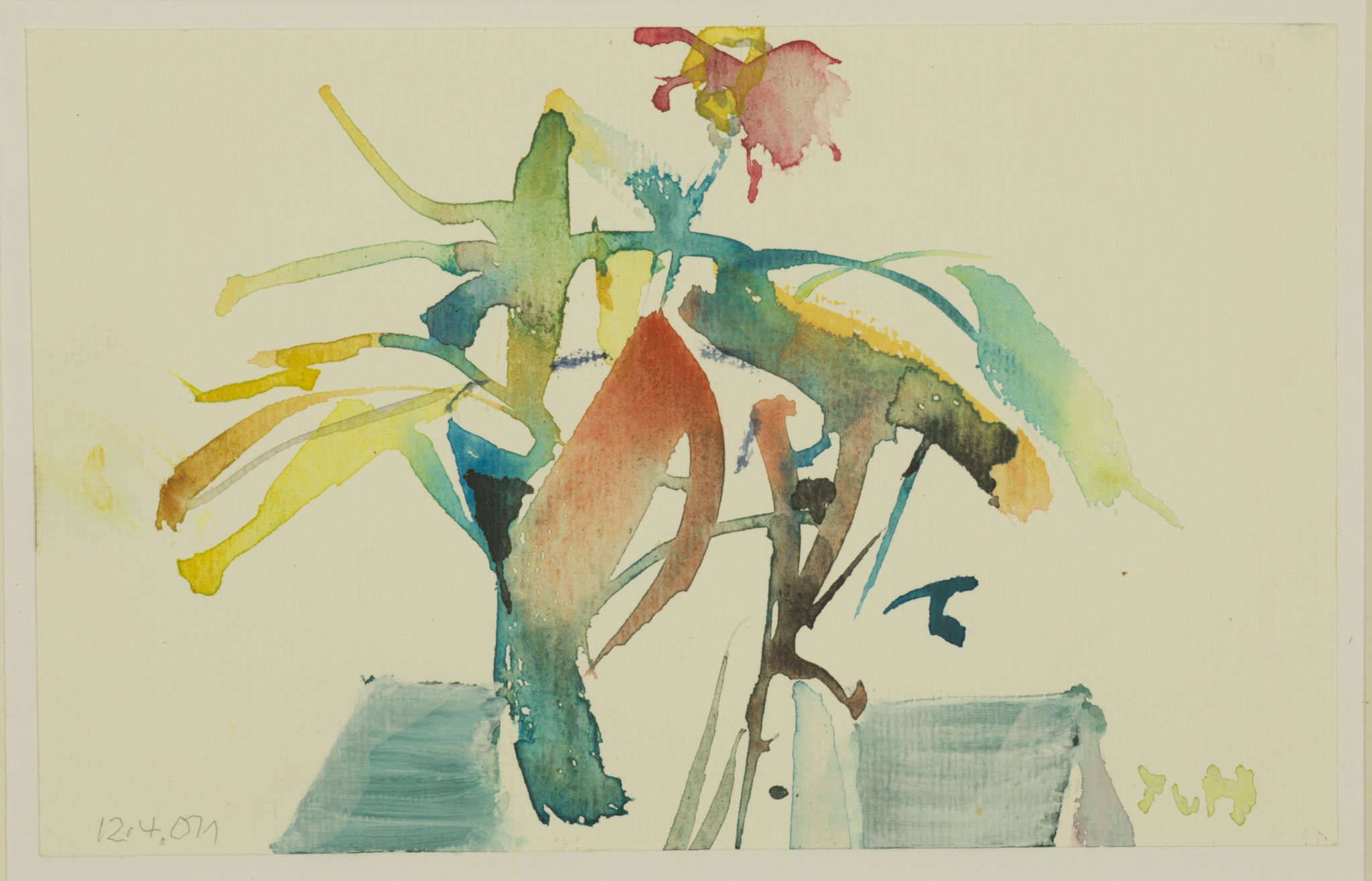 12. 4. 2011 - Aquarell - 25 x 16 cm - Ritterhude