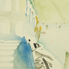 14. 8. 1992 - Aquarell - 32,5 x 23,8 cm - Ritterhude