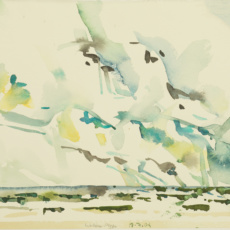 17. 5. 1975 - Aquarell, 20 x 30 cm - Ritterhude