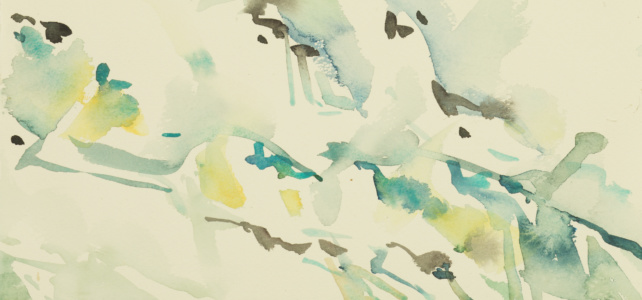 17. 5. 1975 - Aquarell, 20 x 30 cm - Ritterhude