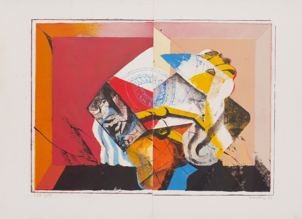 1969 - 6 farbige Lithografien - 82 x 60 cm - Ritterhude - Paris 68