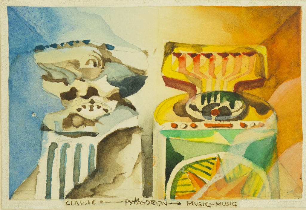 1972 - Aquarell - 11 x 13,5 cm - Ritterhude