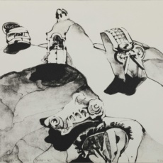 1973 - S:W Lithografie - 30 x 25 cm - Ritterhude - Samos Museum-Classics-Musics