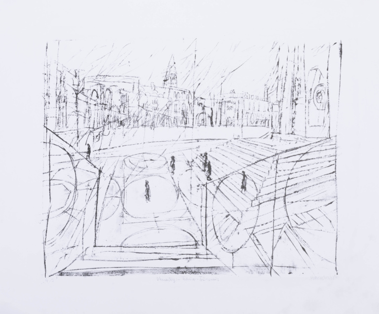 1984 - S:W Lithografie - 58 x 48 cm - Ritterhude