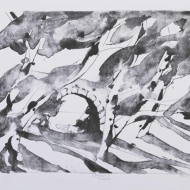 1987 - S:W Lithografie - 63 x 49,5 cm - Ritterhude - Le Beuacet V_Povence