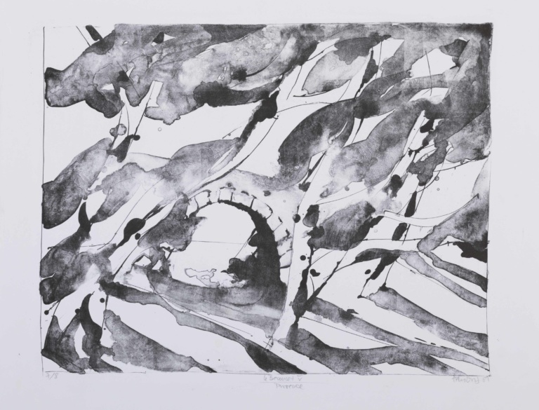 1987 - S:W Lithografie - 63 x 49,5 cm - Ritterhude - Le Beuacet V_Povence