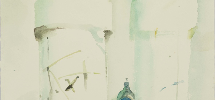 2. 6. 2001 - Aquarell - 29,8 x 21,8 cm - Ritterhude
