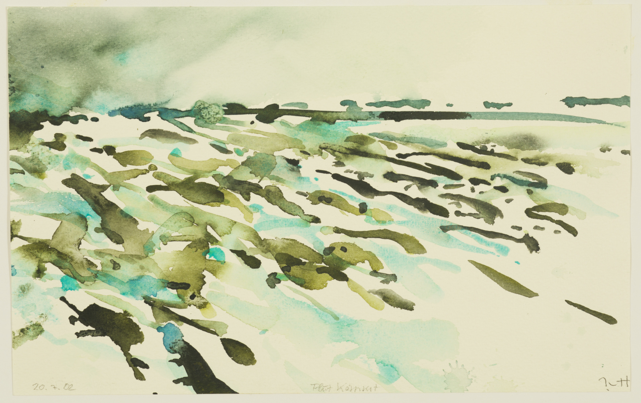 20. 7. 2002 - Aquarell - 31,5 x 20,5 cm - Ritterhude