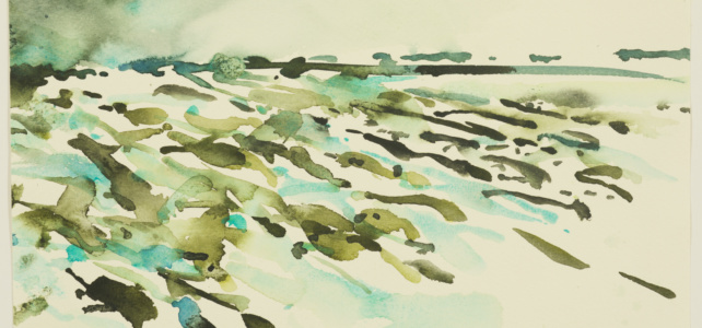 20. 7. 2002 - Aquarell - 31,5 x 20,5 cm - Ritterhude