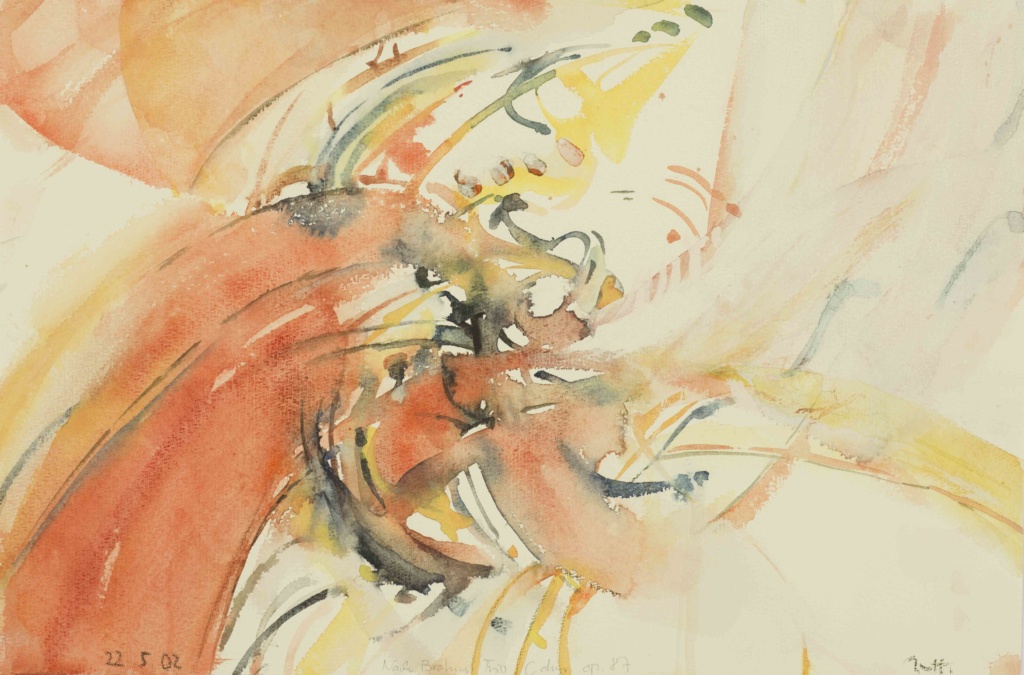 22. 5. 2002 - Aquarell - 48,5 x 32,5 cm - Ritterhude