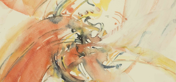 22. 5. 2002 - Aquarell - 48,5 x 32,5 cm - Ritterhude
