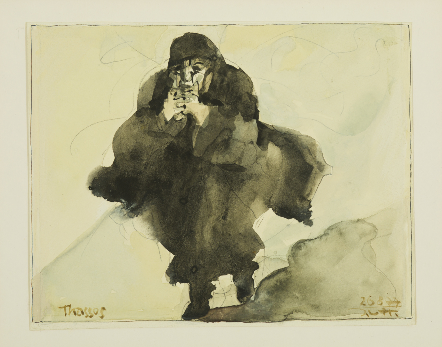 27. 7. 1981 - Aquarell - 16,3 x 12,5 cm - Ritterhude