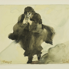 27. 7. 1981 - Aquarell - 16,3 x 12,5 cm - Ritterhude