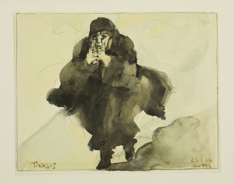 27. 7. 1981 - Aquarell - 16,3 x 12,5 cm - Ritterhude