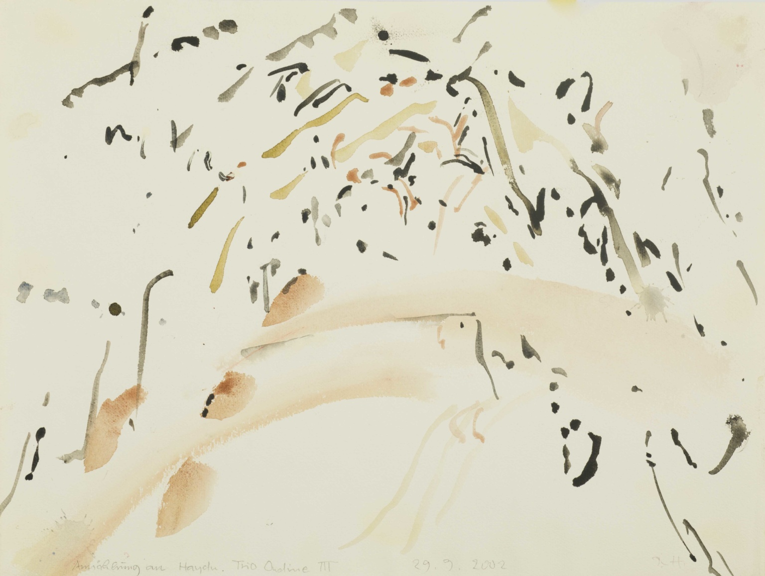 29. 9. 2002 - Aquarell III ,47,5 x 36 cm - Ritterhude