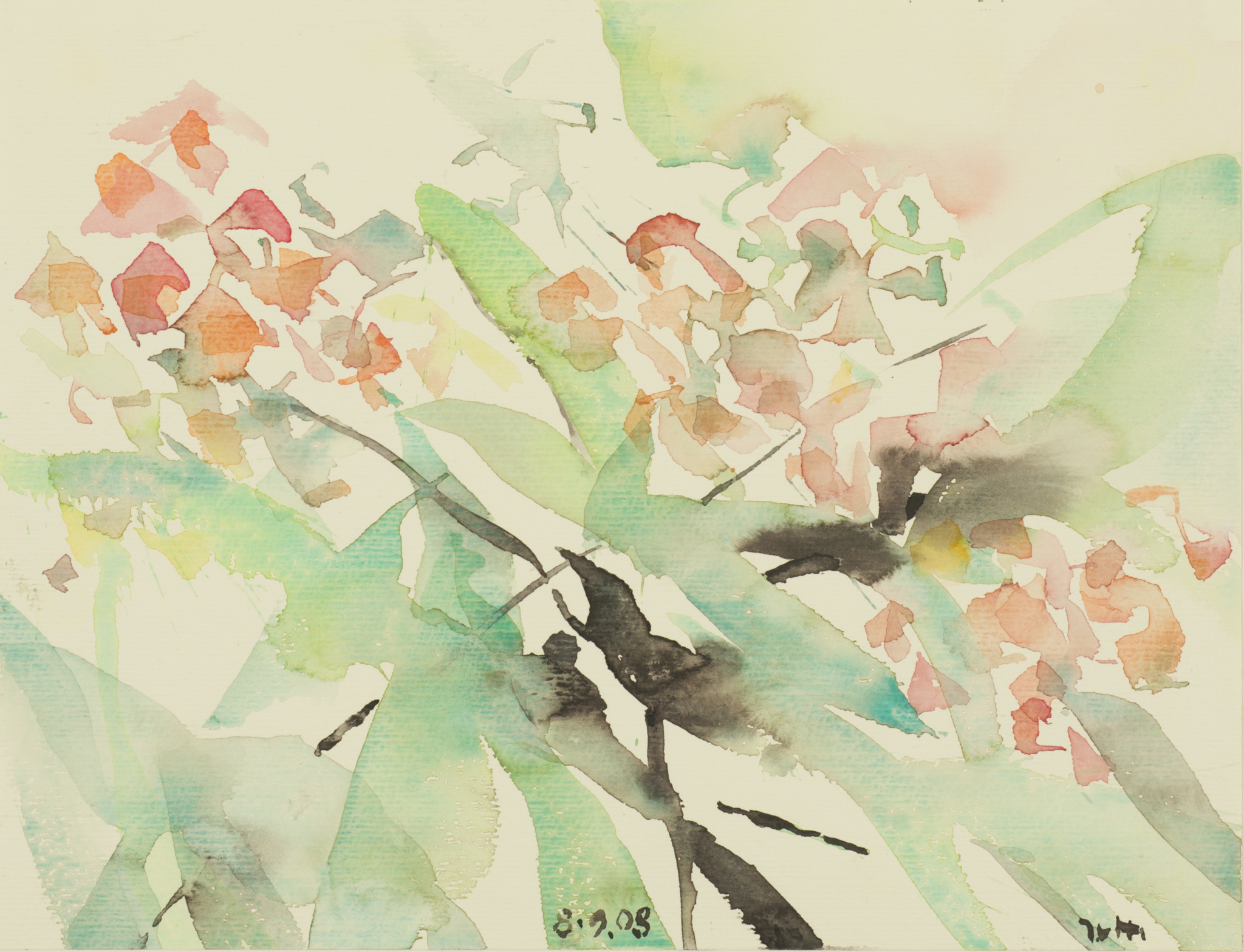 8. 9. 2009 - Aquarell - 32 x 25 cm - Ritterhude