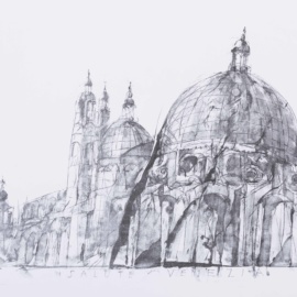 o. J. - S:W Lithografie - 66 x 50,5 cm - Ritterhude - Salute Venezia