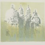 1990 - 3 farbige Lithografien - 34,5 x 30 cm – Ritterhude - Gondoliere eSalute